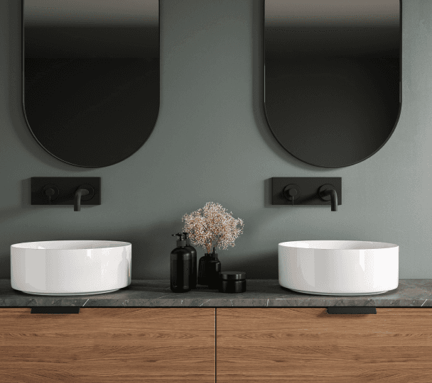 Stylized Bathroom